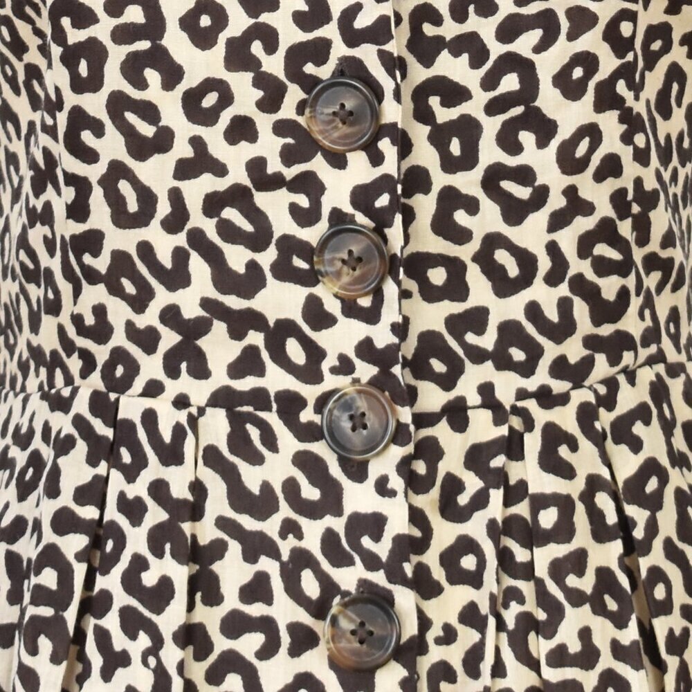Sea New York Lottie Leopard Midi Dress - 0 - Picture 5 of 11